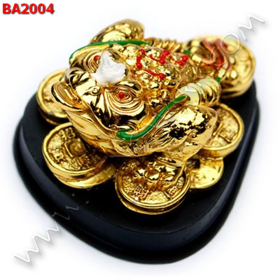 BA2004 คางคกสวรรค์ เนื้อเรซิ่นเคลือบทอง ราคา 199 บาท http://ww2.hengmark.com/view_product/BA2004.htm