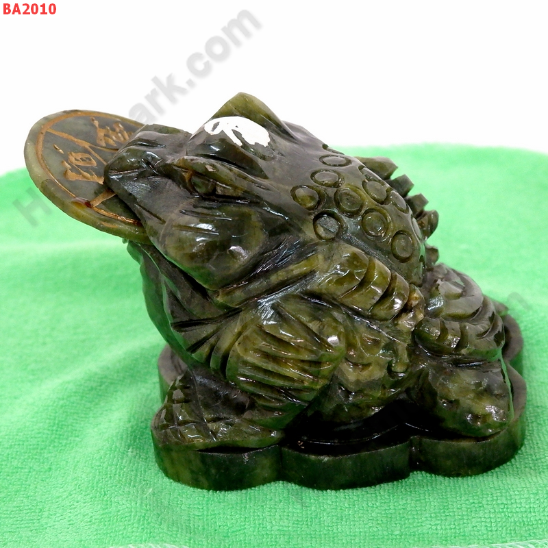 BA2010 กบสามขา/คางคกสวรรค์หินสีเขียว ราคา 699 บาท http://ww2.hengmark.com/view_product/BA2010.htm