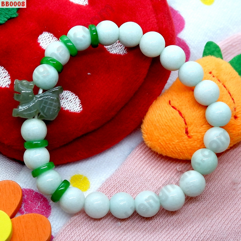 BB0008 สร้อยข้อมือเชือกกิเลนหยก สีเขียว ราคา 279 บาท http://ww2.hengmark.com/view_product/BB0008.htm