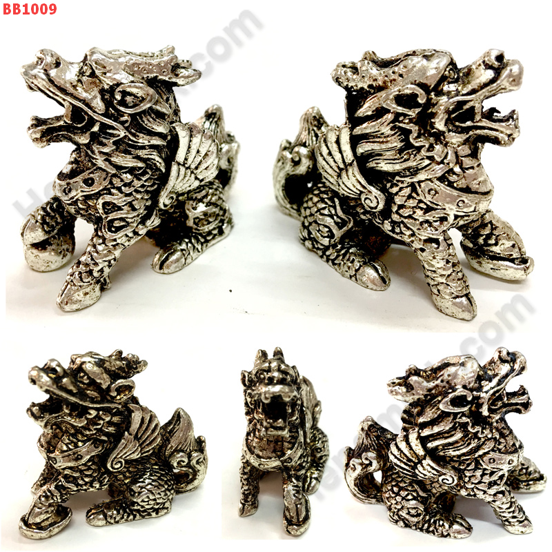 BB1009 กิเลนคู่ โลหะสีเงิน ราคา 799 บาท http://ww2.hengmark.com/view_product/BB1009.htm