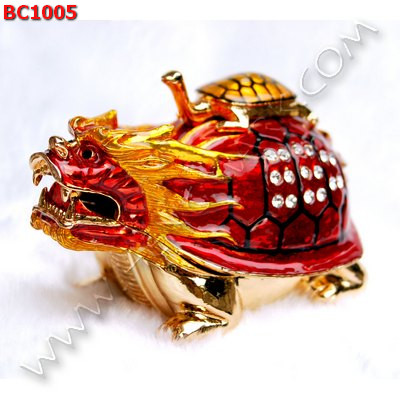 BC1005 เต่ามังกรทองเหลืองลงยาประดับคริสตัล ราคา 2000 บาท http://ww2.hengmark.com/view_product/BC1005.htm