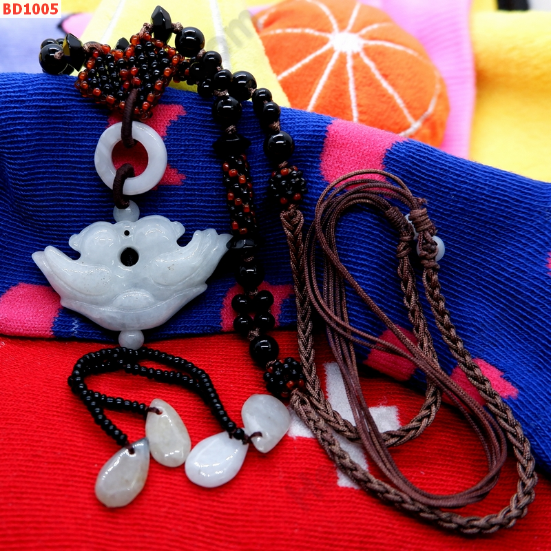 BD1005 สร้อยคอเป็ดแมนดารินหยกคู่ ราคา 399 บาท http://ww2.hengmark.com/view_product/BD1005.htm