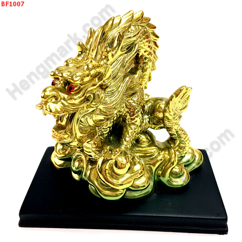 BF1007 มังกรม้วนหาง เรซิ่นเคลือบทอง 24 K ราคา 499 บาท http://ww2.hengmark.com/view_product/BF1007.htm
