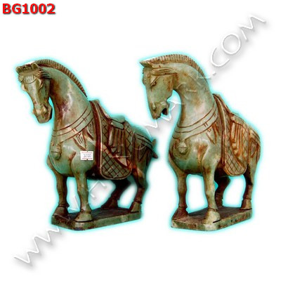 BG1002 ม้าหินแกะสลัก ราคาเป็นคู่ ราคา 3200 บาท http://ww2.hengmark.com/view_product/BG1002.htm