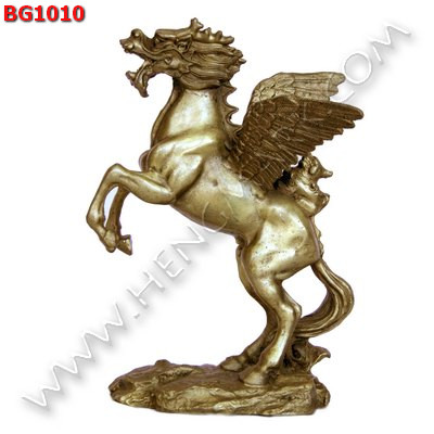 BG1010 ม้าหัวมังกร มีปีก เนื้อทองเหลือง ราคา 1800 บาท http://ww2.hengmark.com/view_product/BG1010.htm