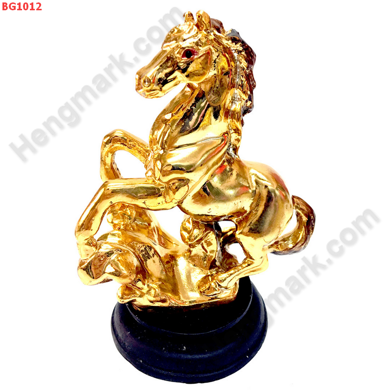 BG1012 ม้ายกขา เรซิ่นชุบทอง ราคา 249 บาท http://ww2.hengmark.com/view_product/BG1012.htm