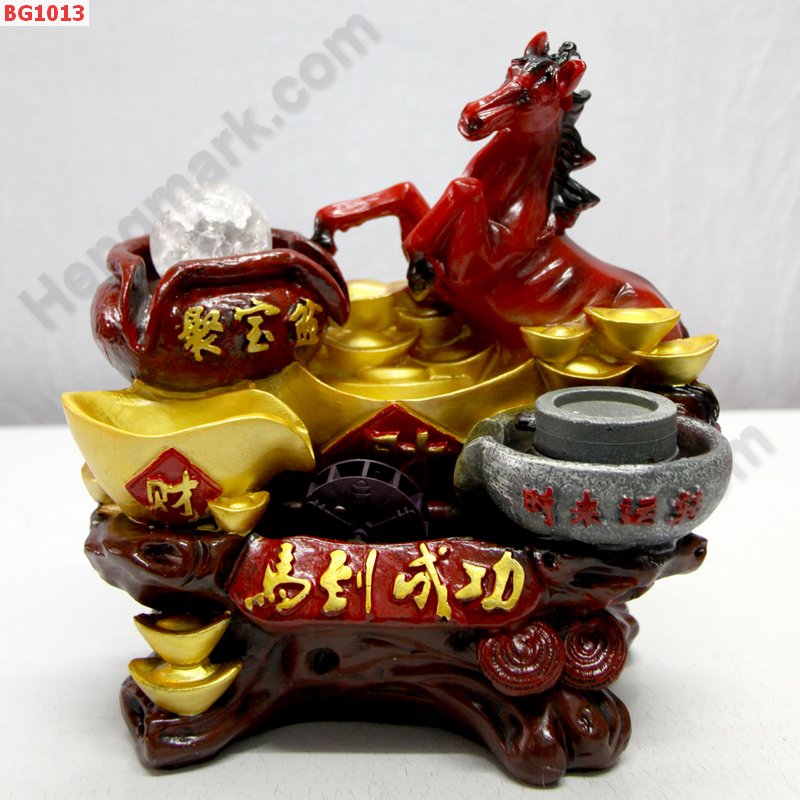 BG1013 ม้า น้ำพุ ลูกแก้วหมุน ราคา 1699 บาท http://ww2.hengmark.com/view_product/BG1013.htm