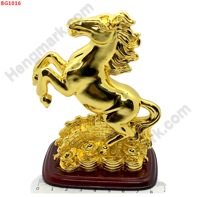 BG1016 ม้ายกขาเรซิ่นชุบทอง ราคา 399 บาท http://ww2.hengmark.com/view_product/BG1016.htm