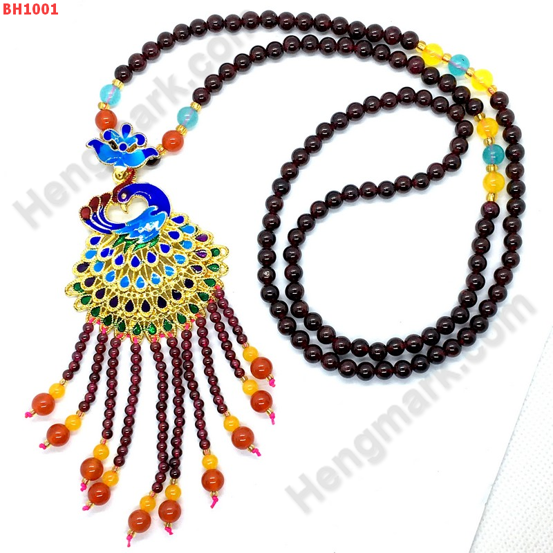 BH1001 สร้อยคอโกเมน จี้รูปนกยูง ราคา 999 บาท http://ww2.hengmark.com/view_product/BH1001.htm