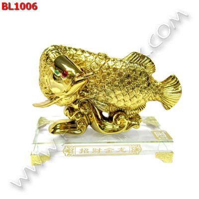 BL1006 ปลาอโรวาน่า หรือปลามังกรคาบเหรียญ ราคา 1999 บาท http://ww2.hengmark.com/view_product/BL1006.htm