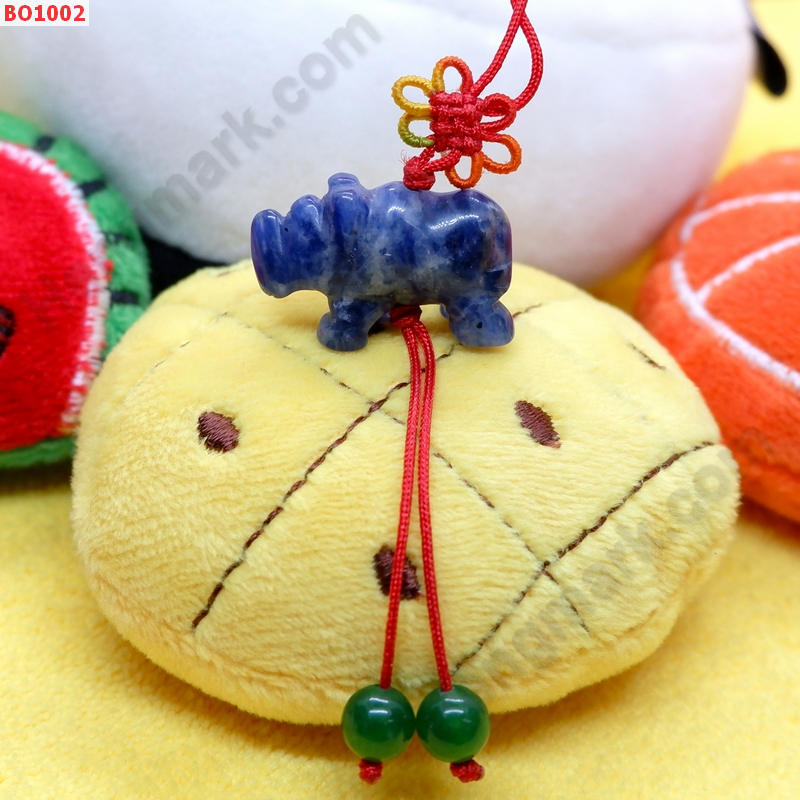 BO1002 แรดสีน้ำเงิน ร้อยที่แขวน ราคา 299 บาท http://ww2.hengmark.com/view_product/BO1002.htm