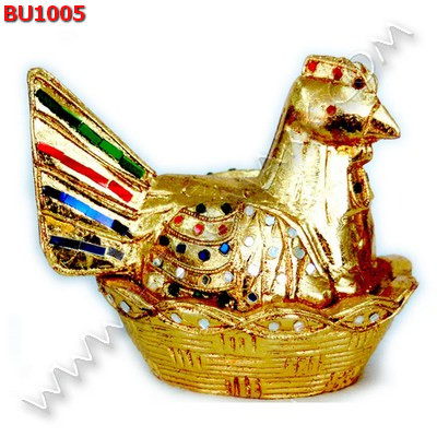 BU1005 ไก่ฟักไข่ ไม้เคลือบทอง ราคา 759 บาท http://ww2.hengmark.com/view_product/BU1005.htm