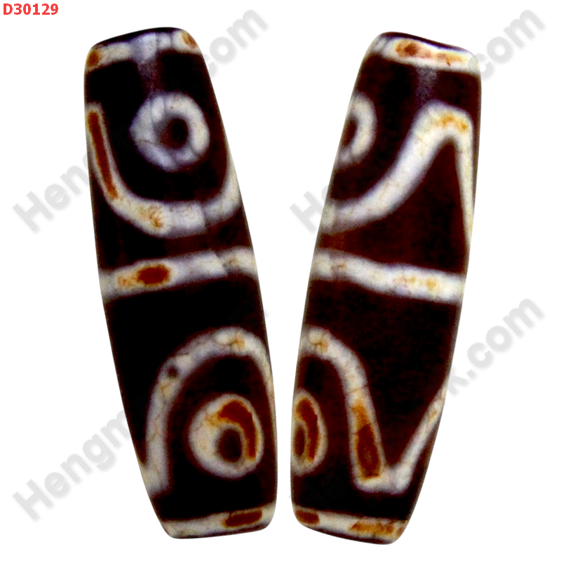 D30129 หินDZI ลาย 4 ตา เขี้ยวเสือ ราคา 300 บาท http://ww2.hengmark.com/view_product/D30129.htm