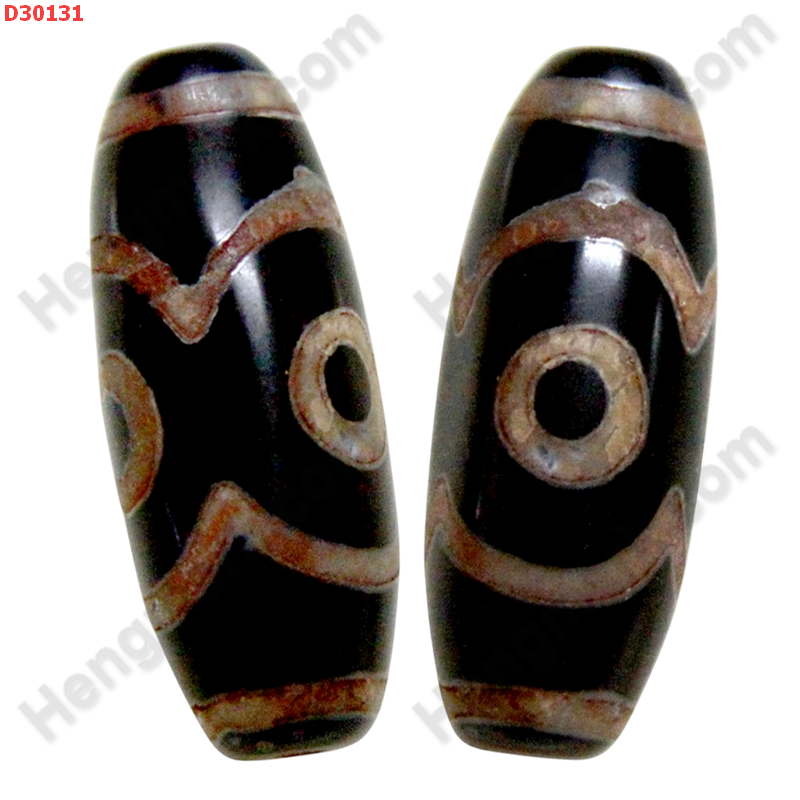 D30131 หินDZI ลาย 3 ตา เขี้ยวเสือ ราคา 300 บาท http://ww2.hengmark.com/view_product/D30131.htm