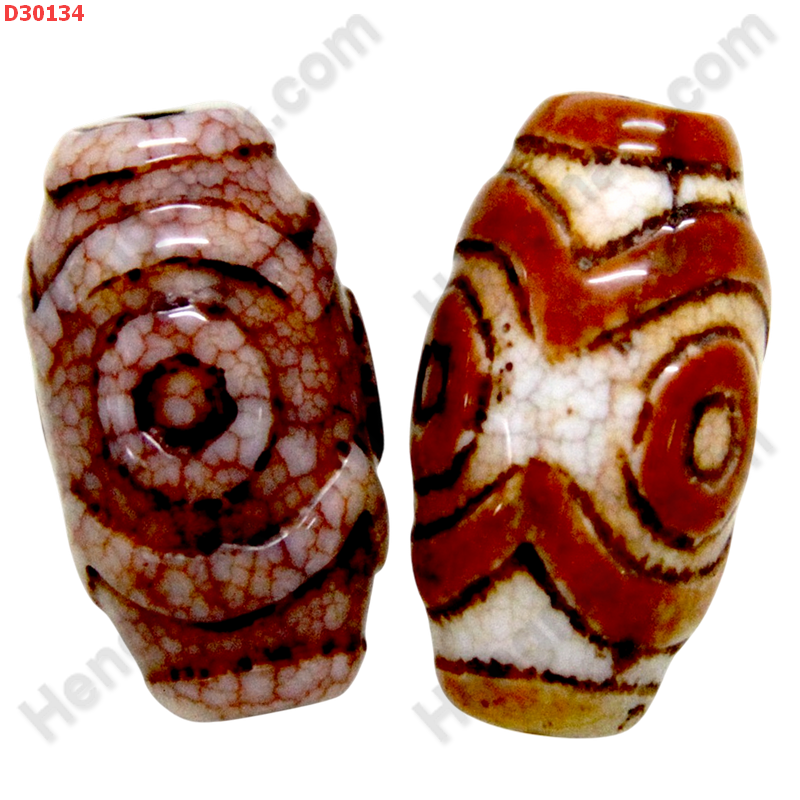 D30134 หินDZI ลาย 3 ตา ราคา 300 บาท http://ww2.hengmark.com/view_product/D30134.htm