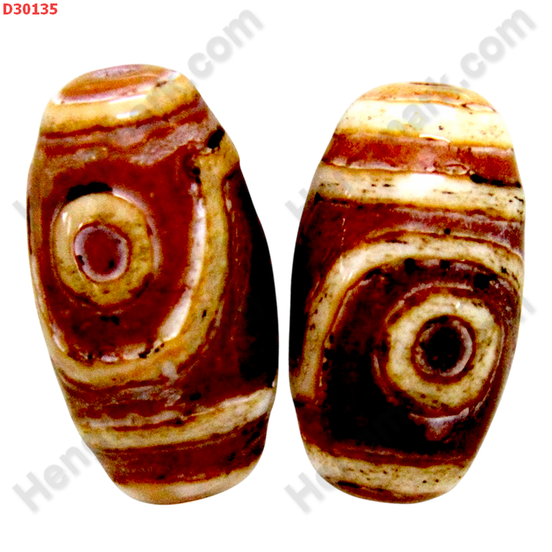 D30135 หินDZI ลาย 2 ตา ราคา 300 บาท http://ww2.hengmark.com/view_product/D30135.htm