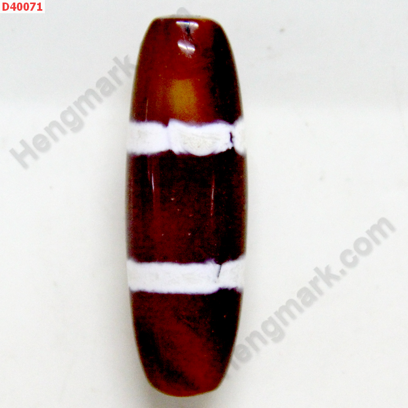 D40071 หินDZI ลาย 2 เส้น ราคา 400 บาท http://ww2.hengmark.com/view_product/D40071.htm