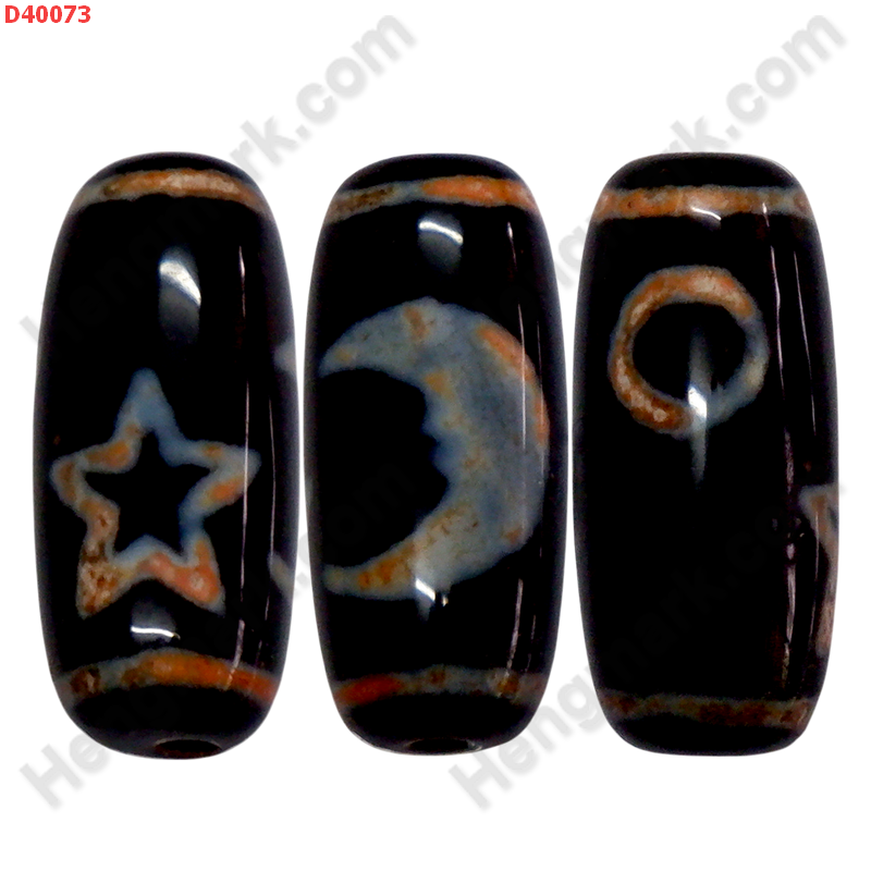 D40073 หินDZI ลายดาว ราคา 400 บาท http://ww2.hengmark.com/view_product/D40073.htm
