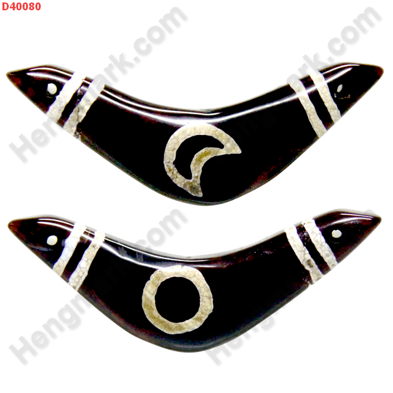 D40080 หิน DZI รูปบูมเมอแรง ลายดาว ราคา 400 บาท http://ww2.hengmark.com/view_product/D40080.htm