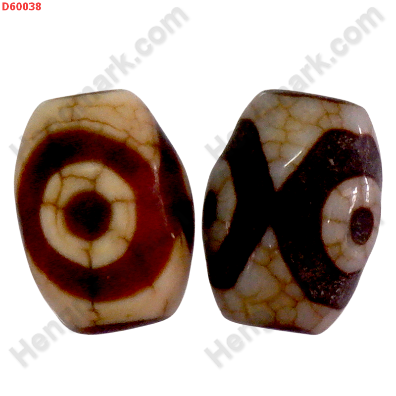 D60038 หินDZI ลาย 3 ตา เขี้ยวเสือ ราคา 600 บาท http://ww2.hengmark.com/view_product/D60038.htm