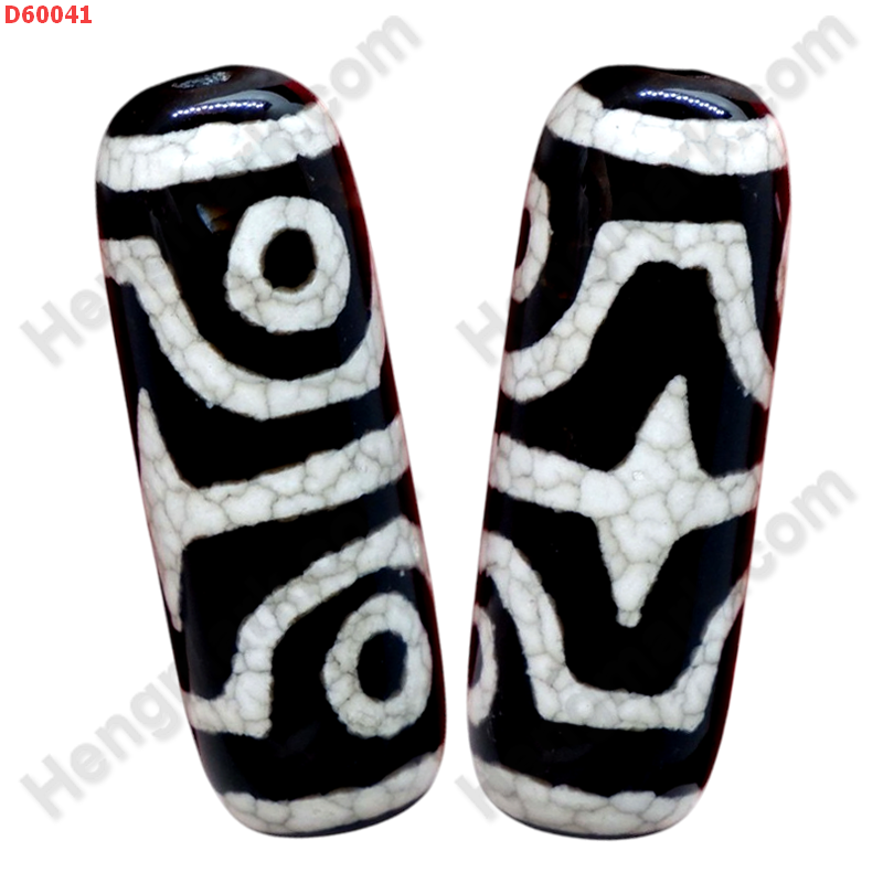 D60041 หินDZI ลาย 4 ตา เขี้ยวเสือ ราคา 600 บาท http://ww2.hengmark.com/view_product/D60041.htm