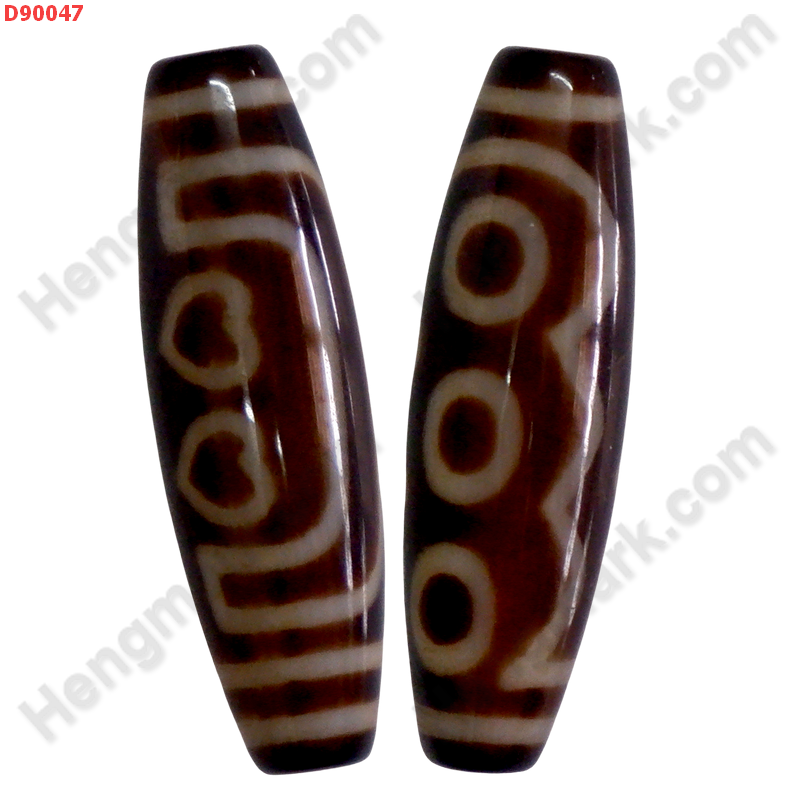 D90047 หิน DZI ลาย 3 ตา ใบโพธิ์ ราคา 900 บาท http://ww2.hengmark.com/view_product/D90047.htm