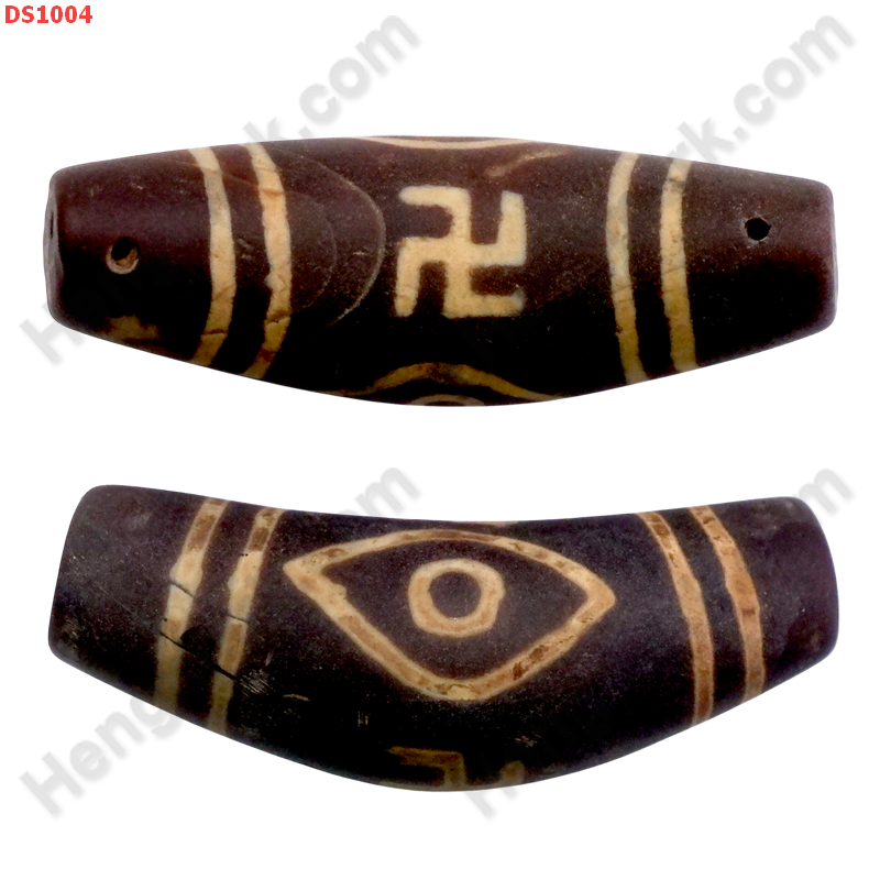 DS1004 หินDZI ลายตามังกร สวัสดิกะ ราคา 1000 บาท http://ww2.hengmark.com/view_product/DS1004.htm