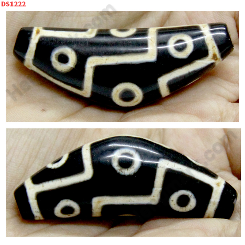 DS1222 หิน DZI ลาย 9 ตา ราคา 1200 บาท http://ww2.hengmark.com/view_product/DS1222.htm