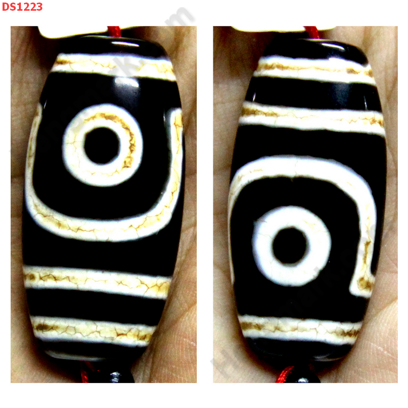 DS1223 หิน DZI ลาย 2 ตา ราคา 1200 บาท http://ww2.hengmark.com/view_product/DS1223.htm