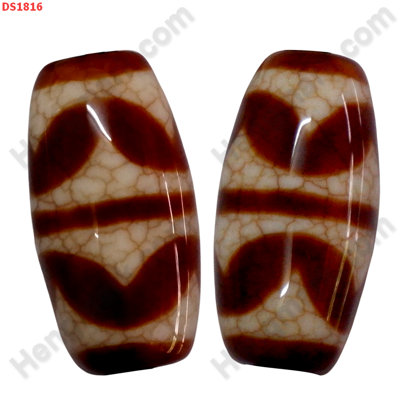 DS1816 หินDZI ลายเขี้ยวเสือคู่ ราคา 1800 บาท http://ww2.hengmark.com/view_product/DS1816.htm
