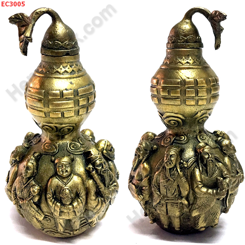 EC3005 น้ำเต้า 8 เซียน ทองเหลือง ราคา 1500 บาท http://ww2.hengmark.com/view_product/EC3005.htm