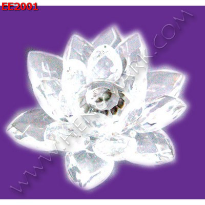EE2001 ดอกบัวคริสตัล เล็ก  ราคา 250 บาท http://ww2.hengmark.com/view_product/EE2001.htm