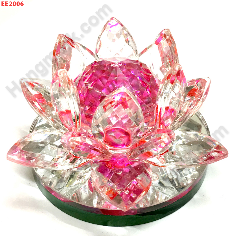 EE2006 ดอกบัวคริสตัล สีชมพู ราคา 429 บาท http://ww2.hengmark.com/view_product/EE2006.htm