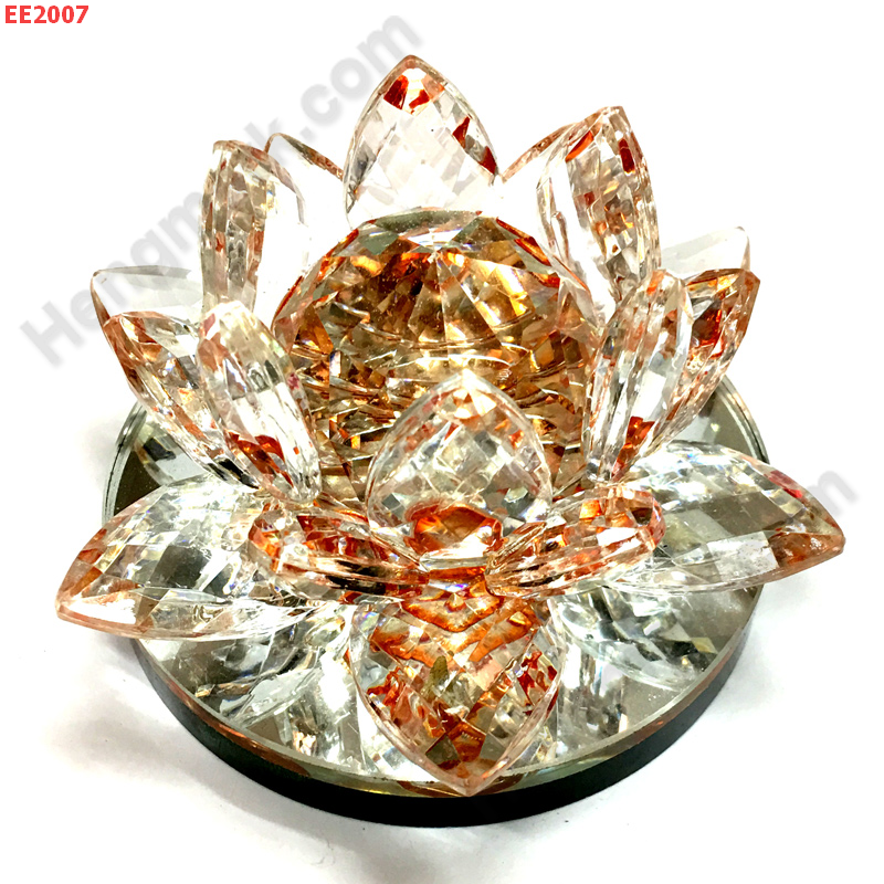 EE2007 ดอกบัวคริสตัล สีส้ม ราคา 429 บาท http://ww2.hengmark.com/view_product/EE2007.htm