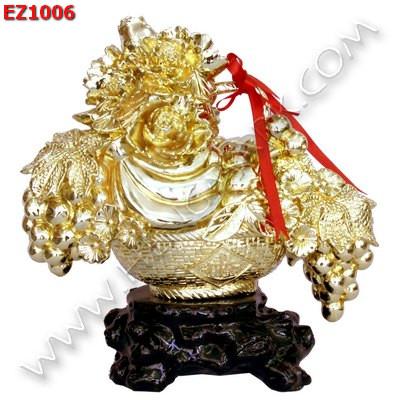 EZ1006 กระเช้าผลไม้มงคลรวม ราคา 3500 บาท http://ww2.hengmark.com/view_product/EZ1006.htm
