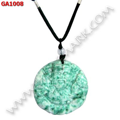 GA1008 สร้อยคอ จี้ไฉ่ซิงเอี๊ย หินสีขาวเขียว ราคา 199 บาท http://ww2.hengmark.com/view_product/GA1008.htm