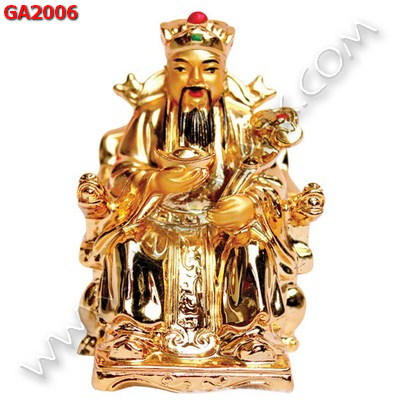 GA2006 ไฉ่ซิงเอี๊ย ประทับบนเก้าอี้มังกร ราคา 399 บาท http://ww2.hengmark.com/view_product/GA2006.htm