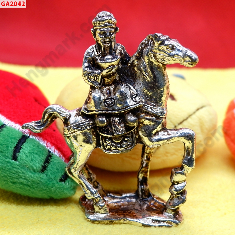 GA2042 ไฉ่ซิงเอี๊ยขี่ม้าโลหะสีเงิน ราคา 399 บาท http://ww2.hengmark.com/view_product/GA2042.htm