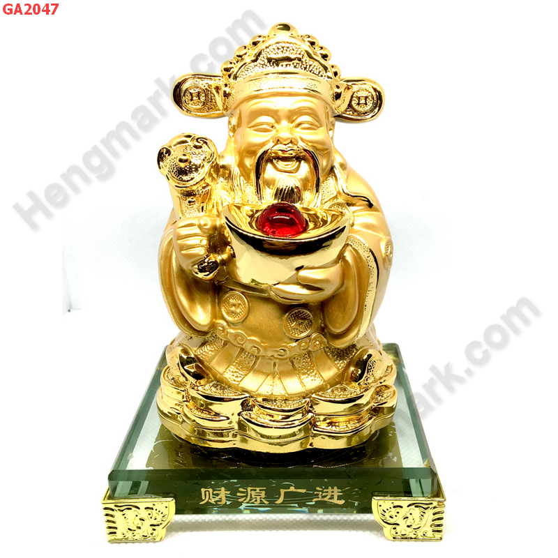 GA2047 ไฉ่ซิงเอี๊ย เรซิ่นชุบทองฐานแก้ว ราคา 999 บาท http://ww2.hengmark.com/view_product/GA2047.htm