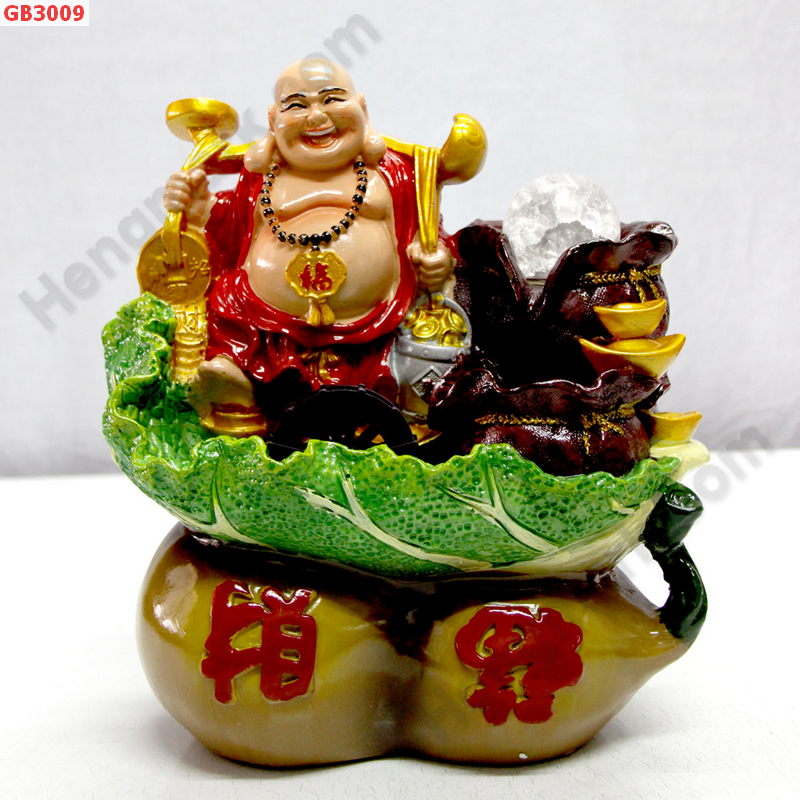 GB3009 พระสังกัจจายน์ น้ำพุ ลูกแก้วหมุน ราคา 1699 บาท http://ww2.hengmark.com/view_product/GB3009.htm