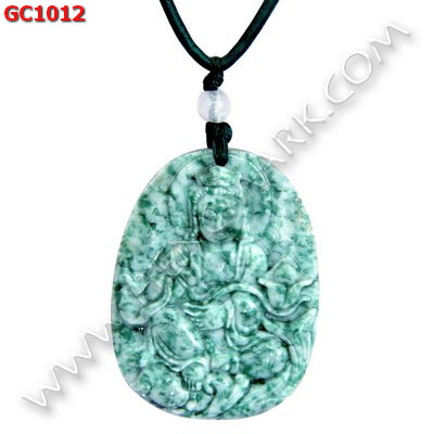 GC1012 สร้อยคอ เจ้าแม่กวนอิม หินสีขาวเขียว ราคา 199 บาท http://ww2.hengmark.com/view_product/GC1012.htm
