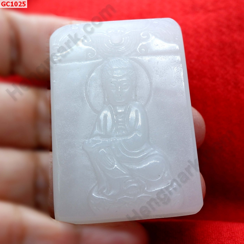GC1025 จี้หยกขาวรูปเจ้าแม่กวนอิม ราคา 299 บาท http://ww2.hengmark.com/view_product/GC1025.htm