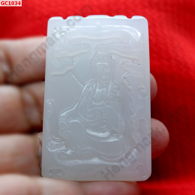 GC1034 จี้หยกขาวรูปเจ้าแม่กวนอิม ราคา 299 บาท http://ww2.hengmark.com/view_product/GC1034.htm