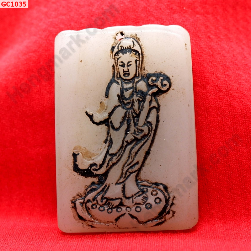 GC1035 จี้หยกขาวรูปเจ้าแม่กวนอิม ราคา 299 บาท http://ww2.hengmark.com/view_product/GC1035.htm