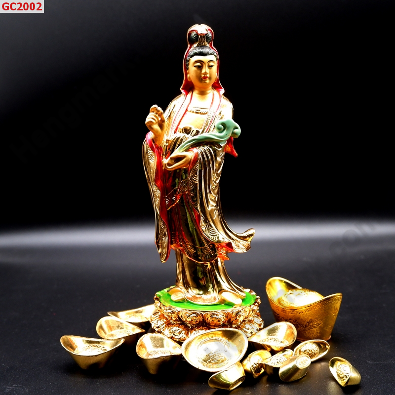 GC2002 เจ้าแม่กวนอิม เรซิ่นเคลือบทอง ราคา 999 บาท http://ww2.hengmark.com/view_product/GC2002.htm