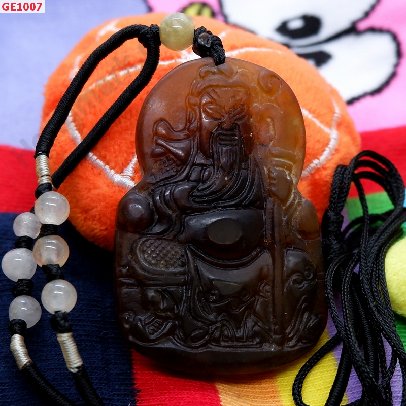 GE1007  เทพกวนอูหิน พร้อมสร้อย ราคา 199 บาท http://ww2.hengmark.com/view_product/GE1007.htm