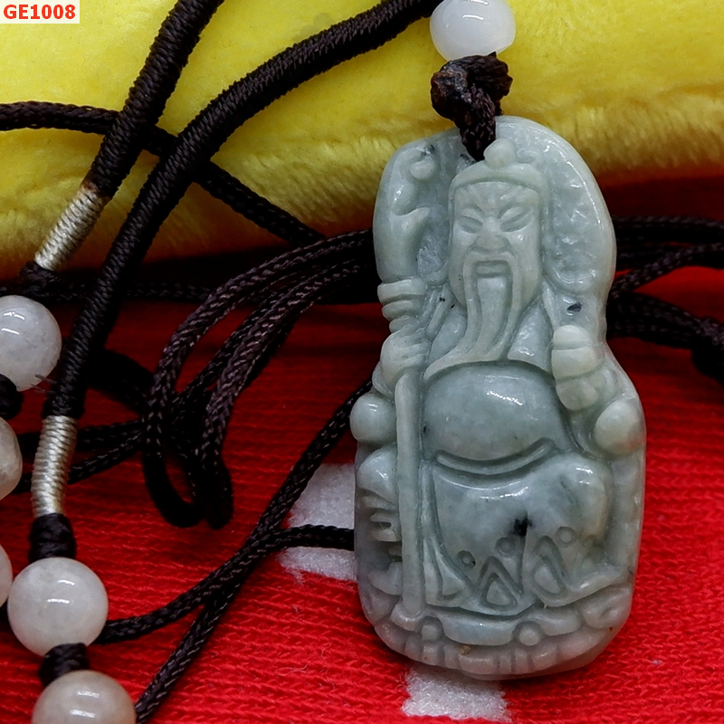 GE1008  เทพกวนอูหยกเขียว พร้อมสร้อย ราคา 199 บาท http://ww2.hengmark.com/view_product/GE1008.htm