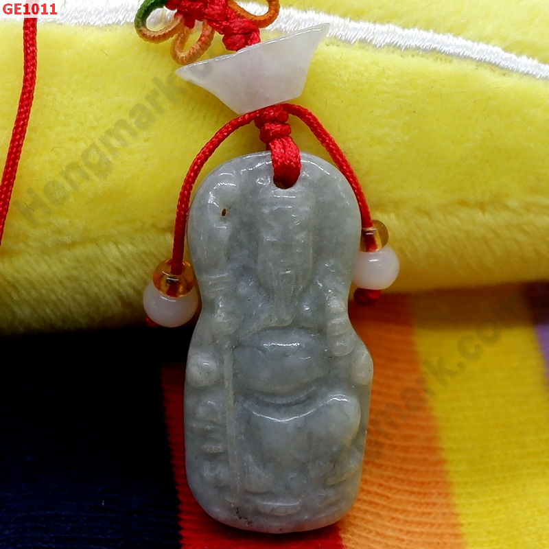 GE1011  เทพกวนอูหยกเขียว พร้อมที่แขวน ราคา 179 บาท http://ww2.hengmark.com/view_product/GE1011.htm