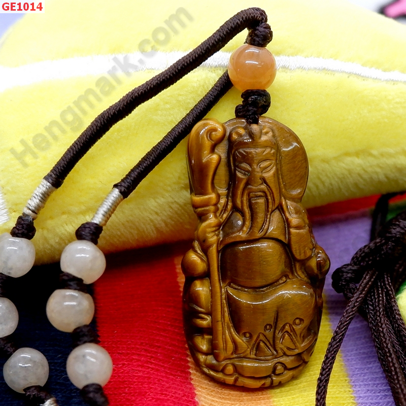 GE1014 สร้อยคอเทพกวนอูหินไทเกอร์อาย ราคา 299 บาท http://ww2.hengmark.com/view_product/GE1014.htm