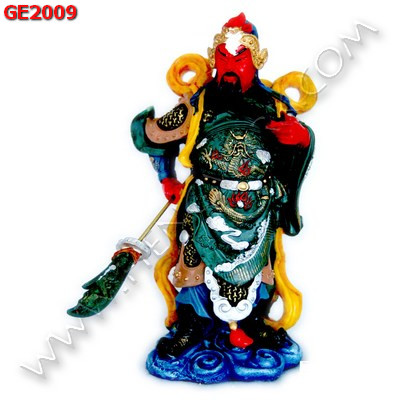 GE2009 เทพกวนอูเสื้อสีเขียว  ราคา 999 บาท http://ww2.hengmark.com/view_product/GE2009.htm